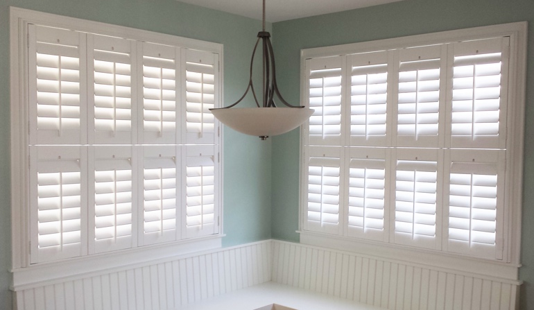 Fort Myers plantation shutters in booth